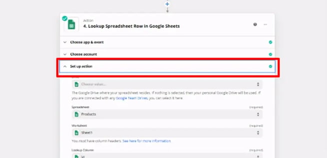 Lookup Spreadsheet Row in Google Sheets.