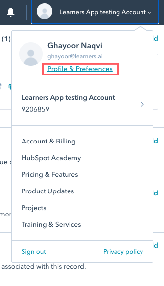 42 Profile and Preferences